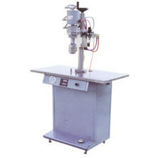 pressure capper / semi-automatic / for the pharmaceutical industry