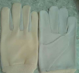 welding gloves / thermal protection / arc protection / leather