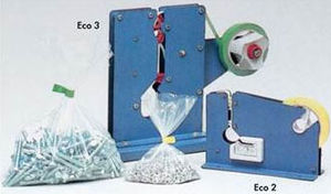 bag closing machine / manual / adhesive tape