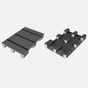 polyethylene pallet / EUR / storage / hygienic
