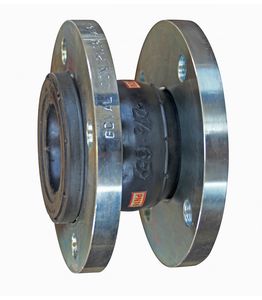 metal pipe expansion joint / rubber / round / flange
