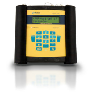 ultrasonic flow meter / for gas / digital / clamp-on
