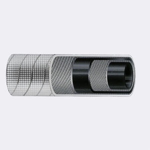 hot water hose / synthetic rubber / EPDM / fiberglass