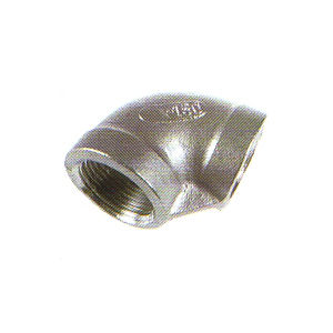 screw-in fitting / 90° angle / hydraulic / stainless steel