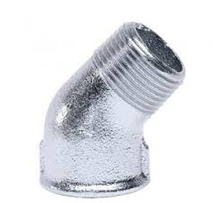 screw-in fitting / 45° angle / hydraulic / stainless steel