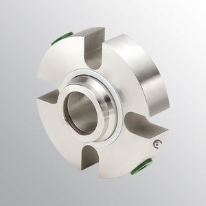 dual-cartridge mechanical seal / spring / for shafts / metal