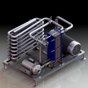 milk pasteurizer / for the food industry