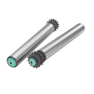 chain drive conveyor roller / PVC / steel / aluminum
