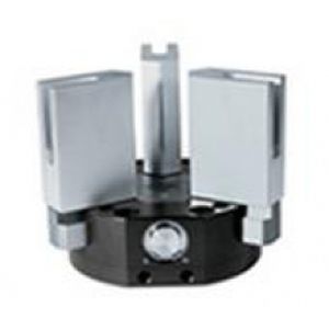 pneumatic gripper / concentric / 3-jaw / compact
