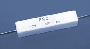 wire-wound resistor / ceramic-housed / power / flame-retardant