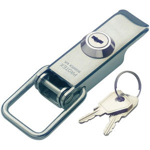 zinc-coated steel draw latch / non-adjustable / key