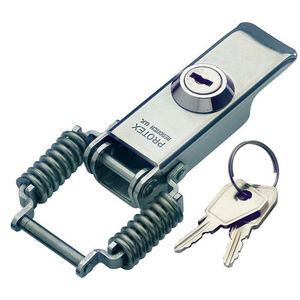 zinc-coated steel draw latch / spring / key