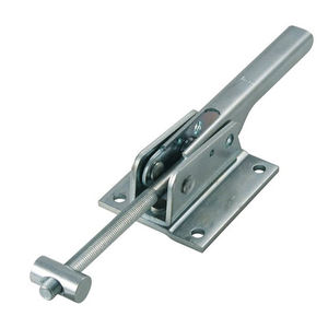 zinc-coated steel draw latch / adjustable / for heavy loads
