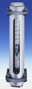 variable-area flow meter / for liquids / for gas / stainless steel