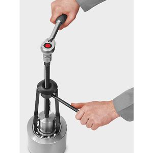 manual bearing puller / mechanical / three-arm / reversible jaw