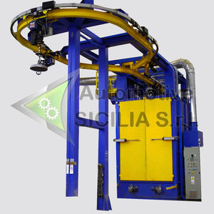 suspended load shot blasting machine / for metal
