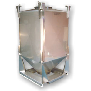 stainless steel IBC container / for bulk materials / storage