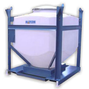 stainless steel IBC container / for bulk materials / storage