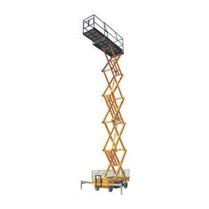 mobile scissor lift / indoor/outdoor / electric
