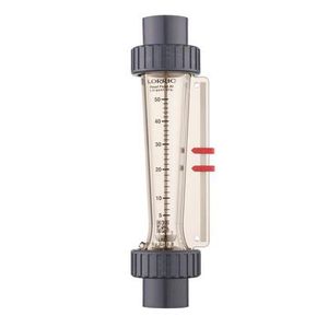 variable-area flow meter / for liquids / precision / plastic tube
