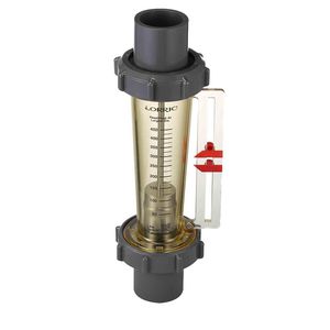 variable-area flow meter / for liquids / precision / plastic tube