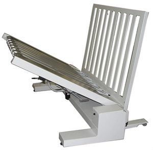 automatic stacker / motorized / for printing machines / for plates