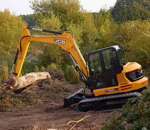 midi boom excavator / crawler / for construction / diesel