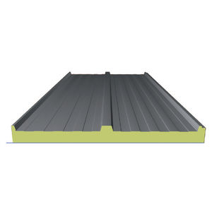 polyurethane core sandwich panel / steel facing