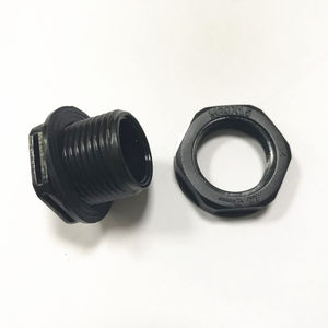 vent plug / hexagonal / threaded / plastic