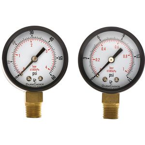 dial pressure gauge / Bourdon tube