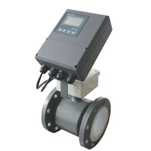 remote flow meter / electromagnetic / for liquids / high-accuracy