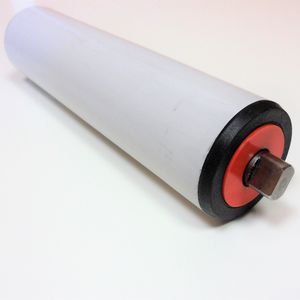 slip-on conveyor roller / PVC / belt