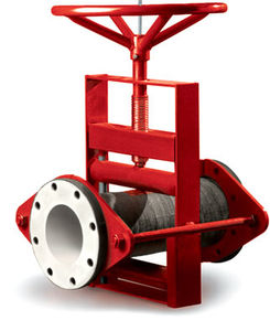 pinch valve / manual / regulating