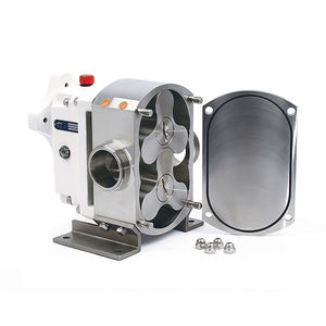 rotary lobe pump / for chemicals / for food products / hydraulic motor