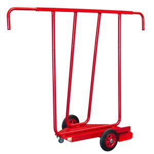 handling cart / panel / for glass / with swivel casters