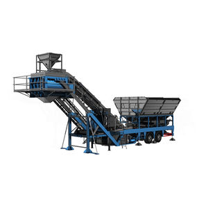 mobile concrete mixing plant