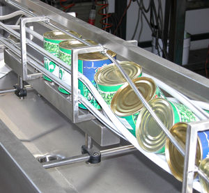blowing washer / air blast / for the food industry / for cans