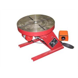 manual welding positioner / rotary / 1-axis