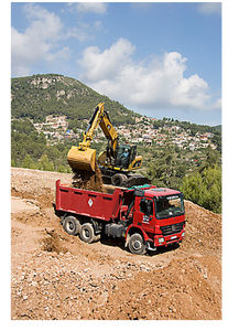medium excavator / rubber-tired / for construction / diesel
