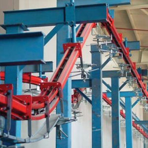 transfer conveyor / chain / workpiece / overhead