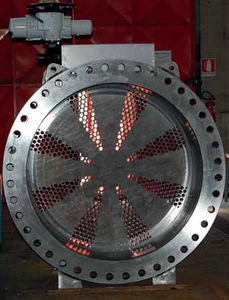 round-flange rotary valve