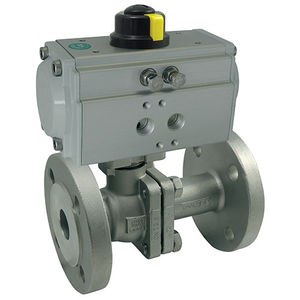 ball valve / pneumatically-operated / threaded / ATEX