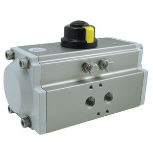 pneumatic valve actuator / 90° / double-acting / rack-and-pinion