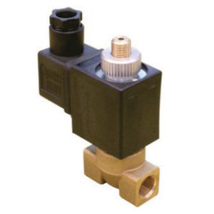 3/2 solenoid valve / NC / water / air