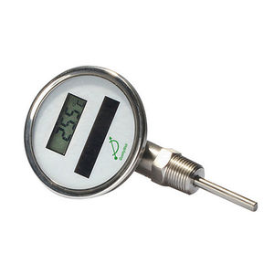 probe thermometer / digital / screw-in / stainless steel