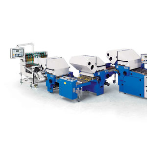 buckle paper folding machine / double fold / letter fold / cross fold