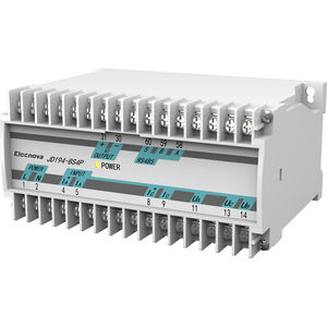 DIN rail power transducer / three-phase