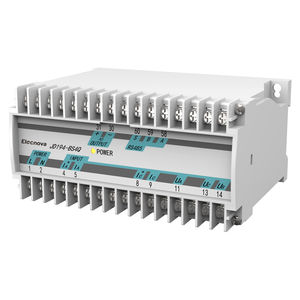 DIN rail power transducer / three-phase
