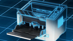 high-speed document scanner / touch / color / compact