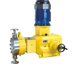 chemical pump / with electric motor / diaphragm / industrial